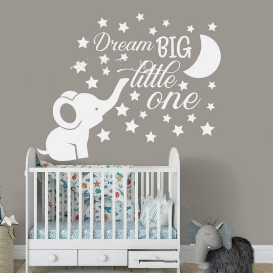 Cute Elephant Pattern Sticker Wall Sticker Decoration Children's Room Baby Room
